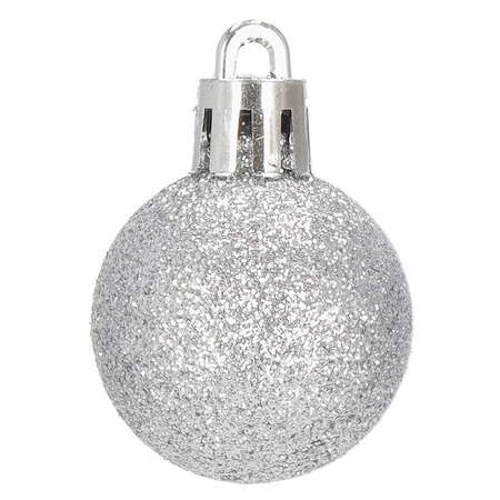 Bombki choinkowe 54 szt. ozdoby świąteczne zestaw 3cm niebieskie