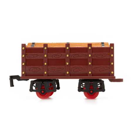 Pociąg parowy z wagonami, pilot do sterowania, tory, zabawka dla dzieci, lokomotywa z mgiełką, dźwiękiem