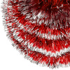 Łańcuch na choinkę 6m czerwono-srebrny, girlanda choinkowa, średnica 7cm