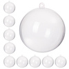 Bombki akrylowe 16cm kula plastikowa decoupage zestaw 10 szt.
