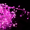Lampki choinkowe 300 LED druciki różowe