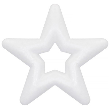 Bombka styropianowa 12cm gwiazda styropianowa decoupage