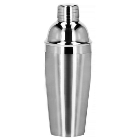 Zestaw barmański 5 elementów do drinków shaker 550 ml stal nierdzewna srebrny