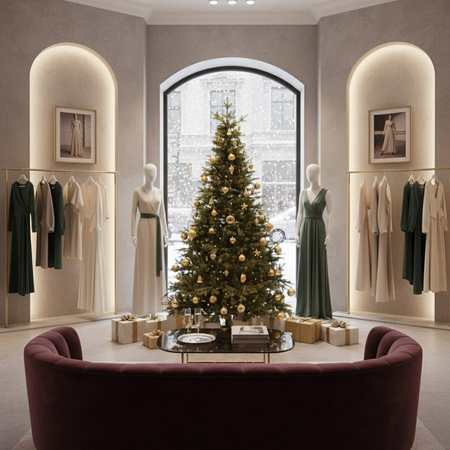 Świerk himalajski, choinka sztuczna premium PE 240 cm Royal Trees drzewko świąteczne jak żywe