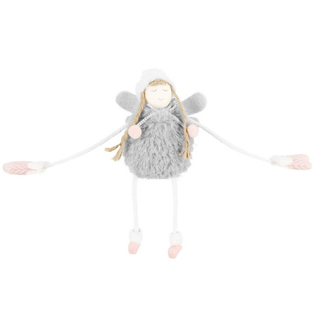 Figurka świąteczna aniołek ozdoba choinkowa lalka