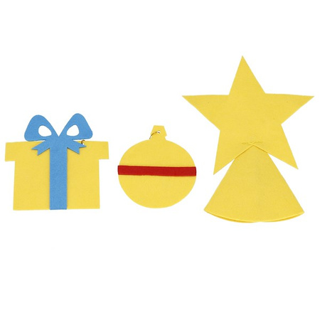 Choinka filcowa dla dzieci ozdoba na święta do ubierania