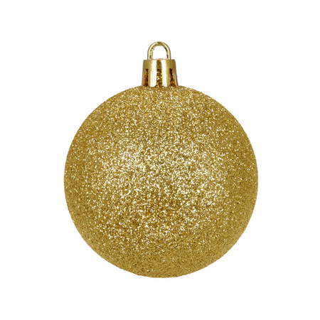 Bombki choinkowe 40 szt. komplet dekoracje świąteczne zawieszki nietłukące, złoty