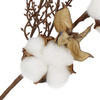 Gałązka świąteczna sztuczna dekoracja do stroika bawełna 37 cm