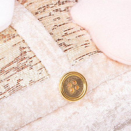 Świąteczna skarpeta na prezenty Mikołaj 45 cm brązowy