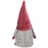 Skrzat 27 cm ozdoba świąteczna, welurowy krasnal świąteczny, gnom