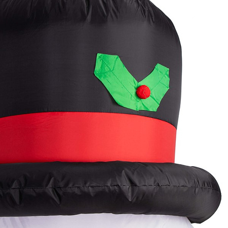 Bałwan dmuchany 180 cm samopompujący na zewnątrz IP44 z oświetleniem LED