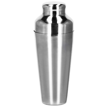 Zestaw barmański 8 elementów do drinków shaker francuski stal nierdzewna srebrny