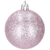 Bombki choinkowe 100 szt. ozdoby świąteczne różowy
