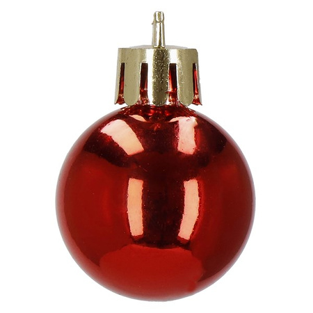 Bombki choinkowe 74 szt. ozdoby świąteczne zestaw multikolor