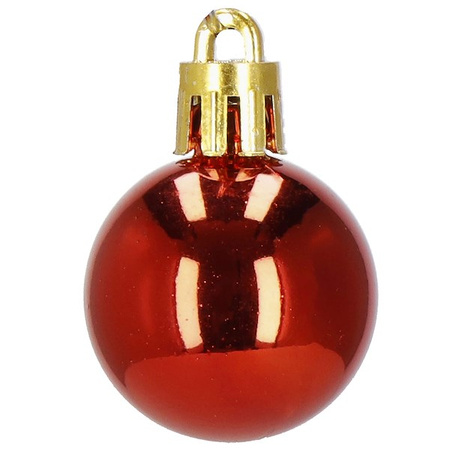Bombki choinkowe 42 szt. ozdoby świąteczne zestaw złote, czerwone