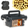 Lampki choinkowe biały ciepły 120 Led z programatorem na baterie