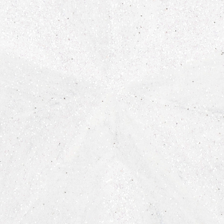 Szpic na choinkę gwiazda 19 cm brokatowy ozdoba świąteczna biała