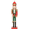 Dziadek do orzechów 61 cm król, drewniany żołnierzyk multikolor, figurka świąteczna