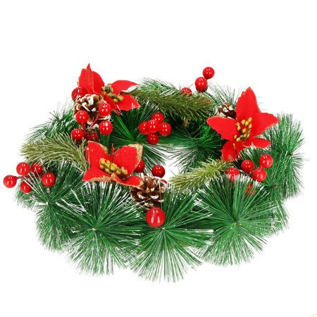 Wieniec świąteczny ozdoba na drzwi wianek 30 cm