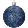 Bombki choinkowe 77 szt. granatowy zestaw choinkowy