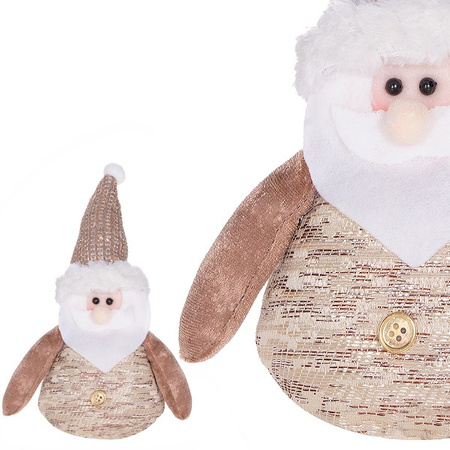 Mikołaj 22cm ozdoba świąteczna, krasnal świąteczny, gnom brązowy