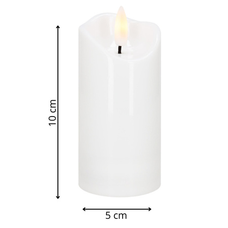 Świeczka elektryczna 10 cm świeca na baterie, dekoracje led