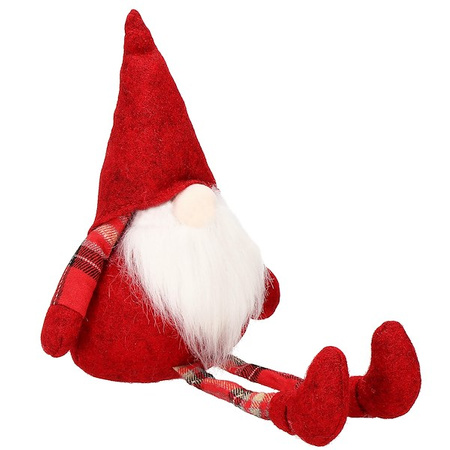 Para krasnali 50cm ozdoba świąteczna, skrzat świąteczny, gnom ze zwisającymi nóżkami