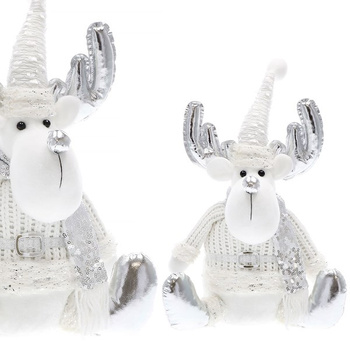 Renifer 37cm ozdoba świąteczna, krasnal świąteczny, gnom