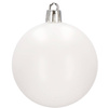 Bombki choinkowe 100 szt. biały zestaw choinkowy