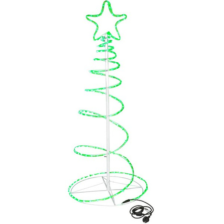 Choinka na zewnątrz 192 Led zielony 8m wąż świetlny IP44