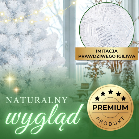 Choinka sztuczna premium 150 cm jodła biała