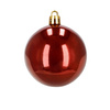 Bombki choinkowe, zawieszki zestaw 40 szt. dekoracje świąteczne do stroika, nietłukące bordowo-czerwone