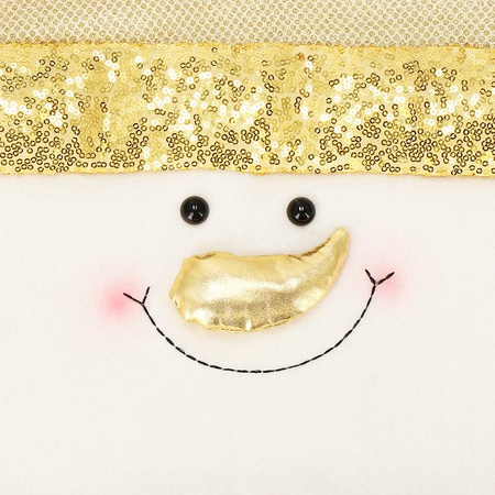 Poszewka na poduszkę 2 szt. 40x40 cm bałwan świąteczna