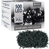 Lampki choinkowe 500 led biały zimny + flash 25m oświetlenie świąteczne IP44