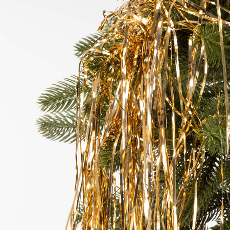 Dekoracja świąteczna Włosy Anielskie 100 cm ozdoba na choinkę, złote