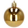 Bombki choinkowe 72 szt. ozdoby świąteczne złoty