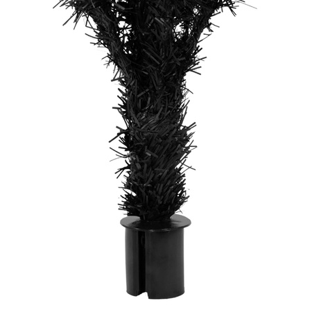 Choinka sztuczna, jodła 150 cm designerskie drzewko świąteczne czarne