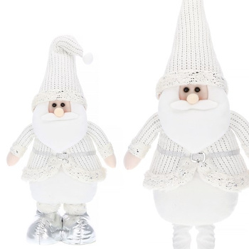 Mikołaj 62-90cm ozdoba świąteczna, krasnal świąteczny, gnom na teleskopowych nóżkach