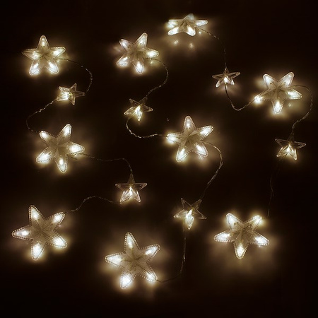 Kurtyna świetlna z pilotem 136 led girlanda gwiazdki, lampki wewnętrzno-zewnętrzne sople ciepły biały