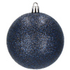 Bombki choinkowe 30 szt. ozdoby świąteczne zestaw 8cm granatowy