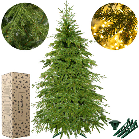 Choinka sztuczna 120 cm jak żywa świerk naturalny PE premium 