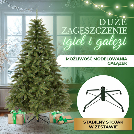 Choinka sztuczna 220 cm świerk skandynawski drzewko świąteczne