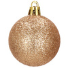 Bombki choinkowe 152 szt. ozdoby świąteczne rose gold