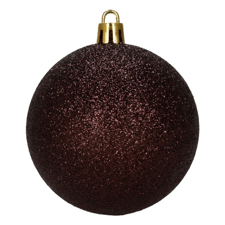 Bombki choinkowe 12 szt. komplet dekoracje świąteczne, nietłukące, czerwone