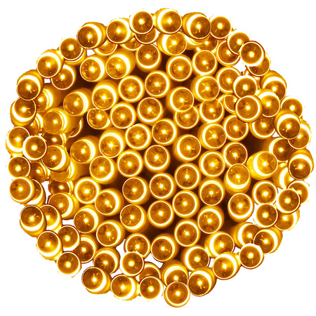 Lampki choinkowe 50 Led na baterie ciepły biały z programatorem