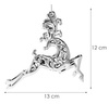 Zawieszki choinkowe 2 szt. renifery ozdoba bożonarodzeniowa srebrna
