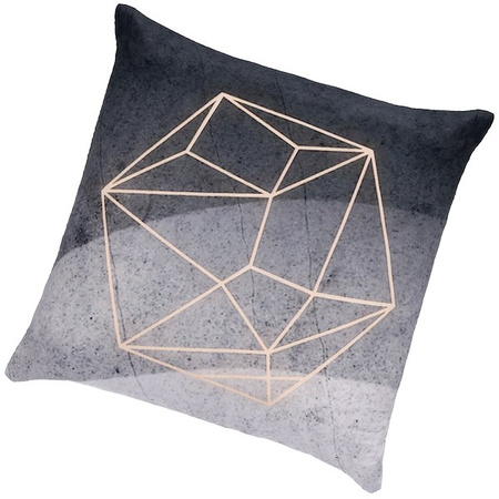 Poszewka dekoracyjna 40x40cm na poduszkę, jasiek szary