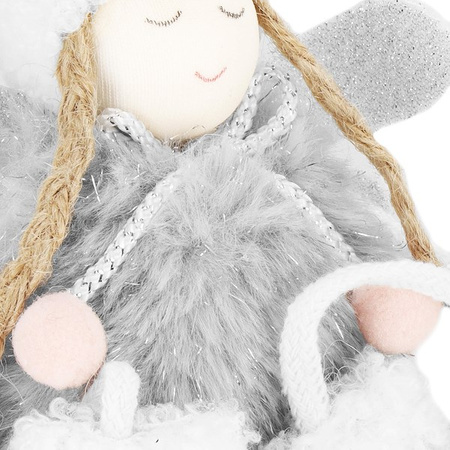 Figurka świąteczna aniołek ozdoba choinkowa lalka