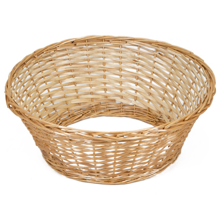 Osłona na stojak pod choinkę, wiklinowa 58 cm kosz jasnobrązowy