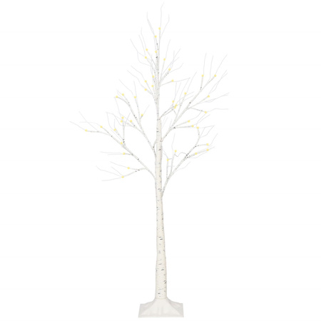 Świecące drzewko 150 cm brzoza 72 Led drzewko świąteczne